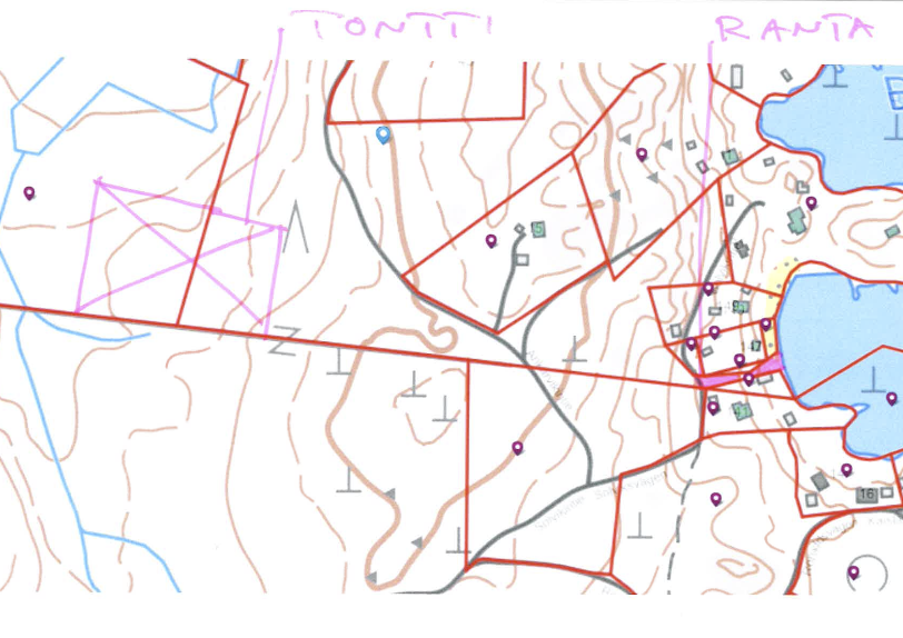 Tontti ja venevalkama.