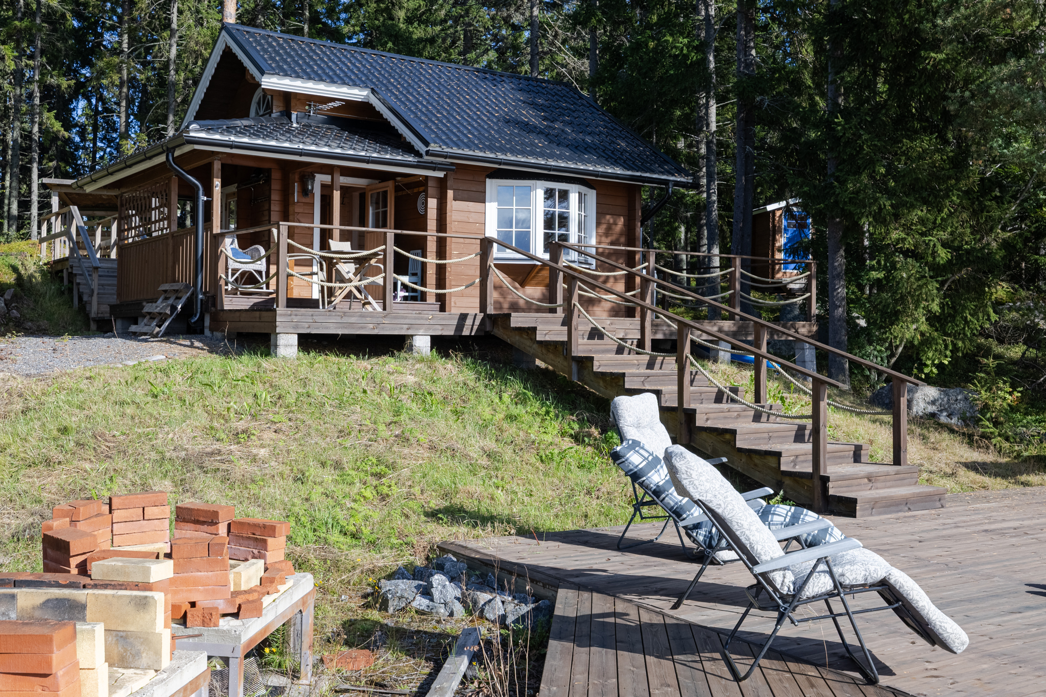 Saunarakennus / Bastubyggnad