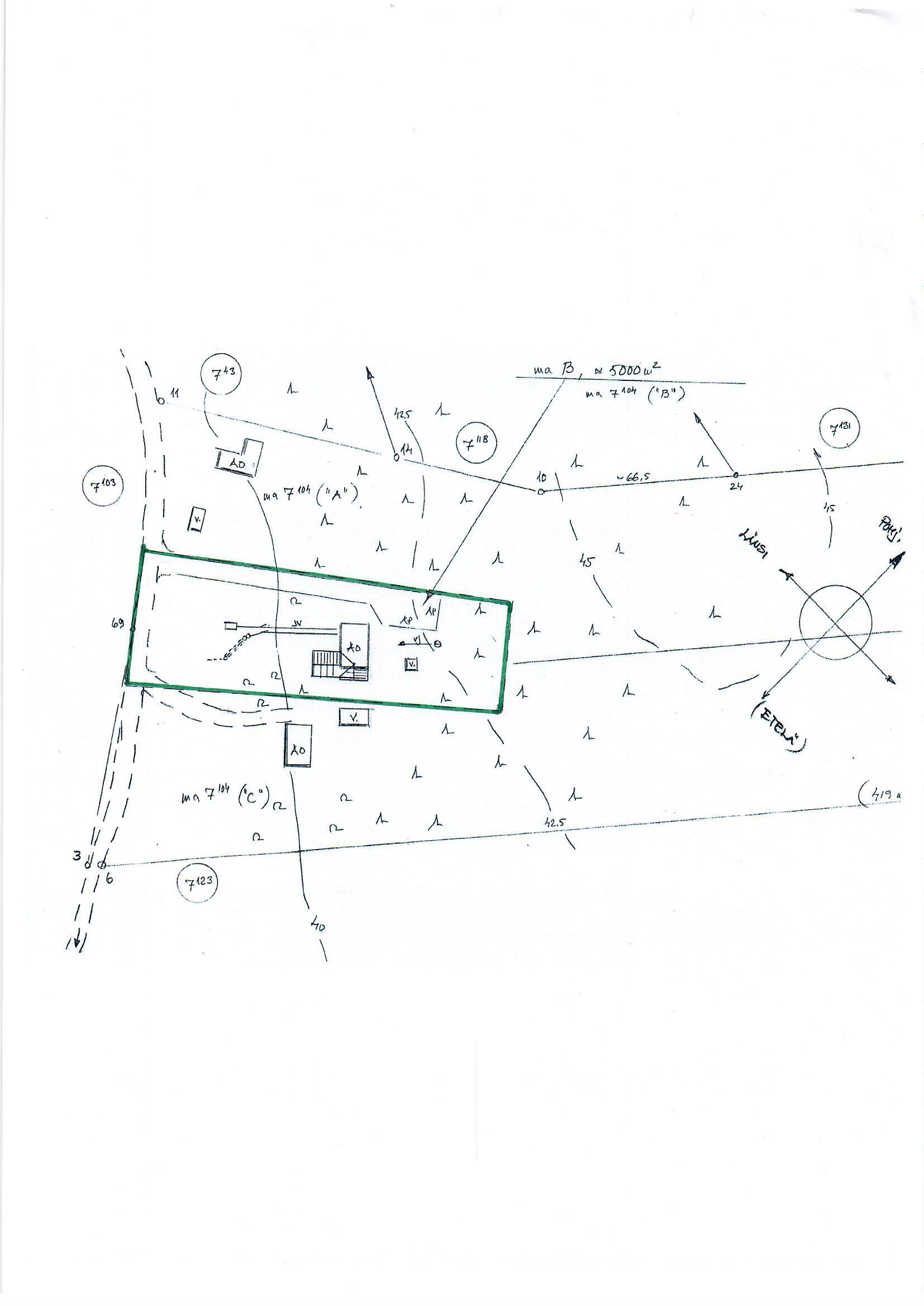 Noin 5000 m² määräala Solbacka nimisestä tilasta
