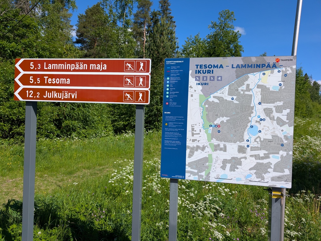 Erinomaiset ulkoilumaastot