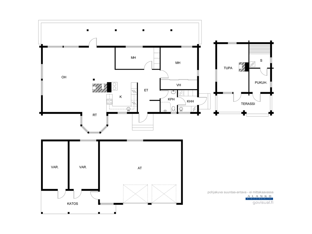 Rakennusten pohjapiirrokset