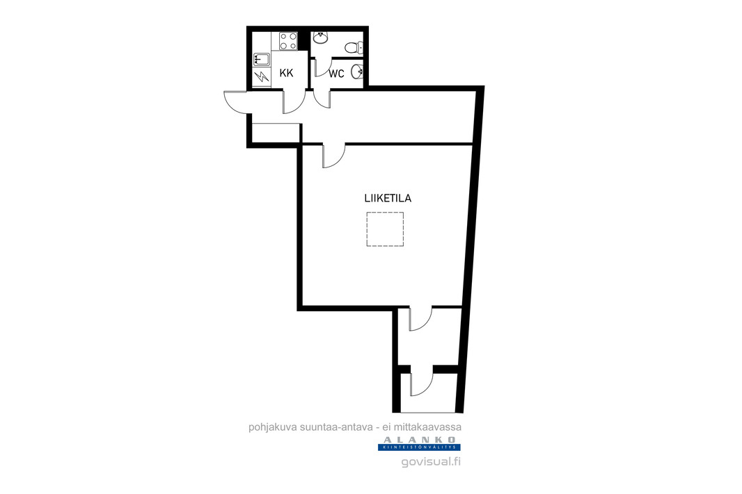 Huoneistot yhdistettynä