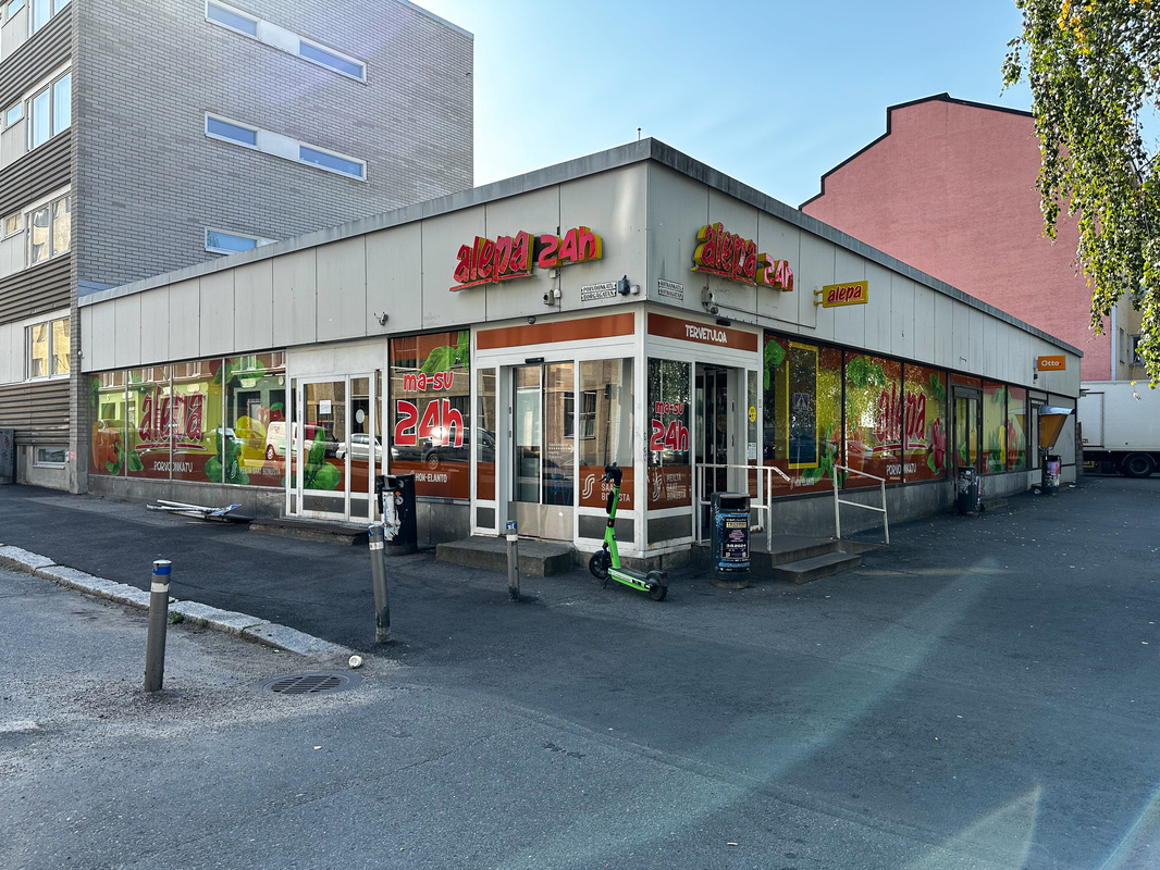 Lähikauppa Alepa parin metrin päässä