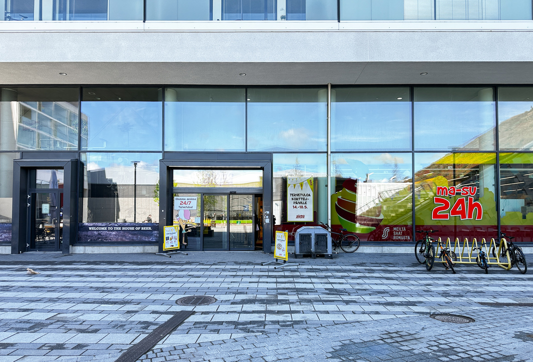 Lähikauppa myös aivan vieressä 