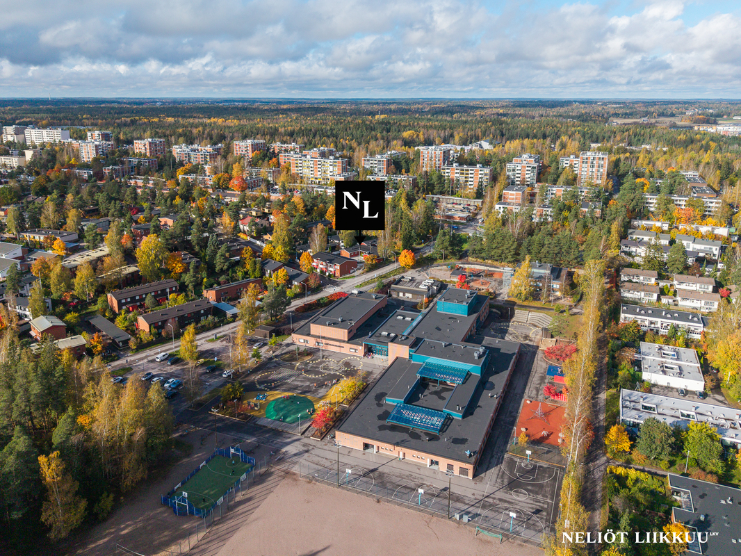 Koti loistavalla sijainnilla aivan Päivänkehrän koulun vierestä