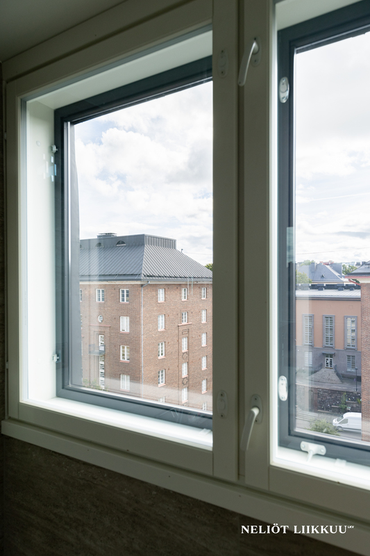 Näkymiä pienemmästä makuuhuoneesta