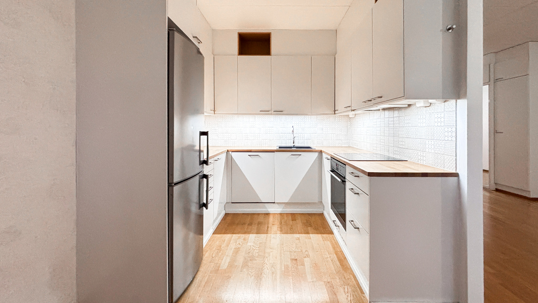 Moderni remontoitu keittiö