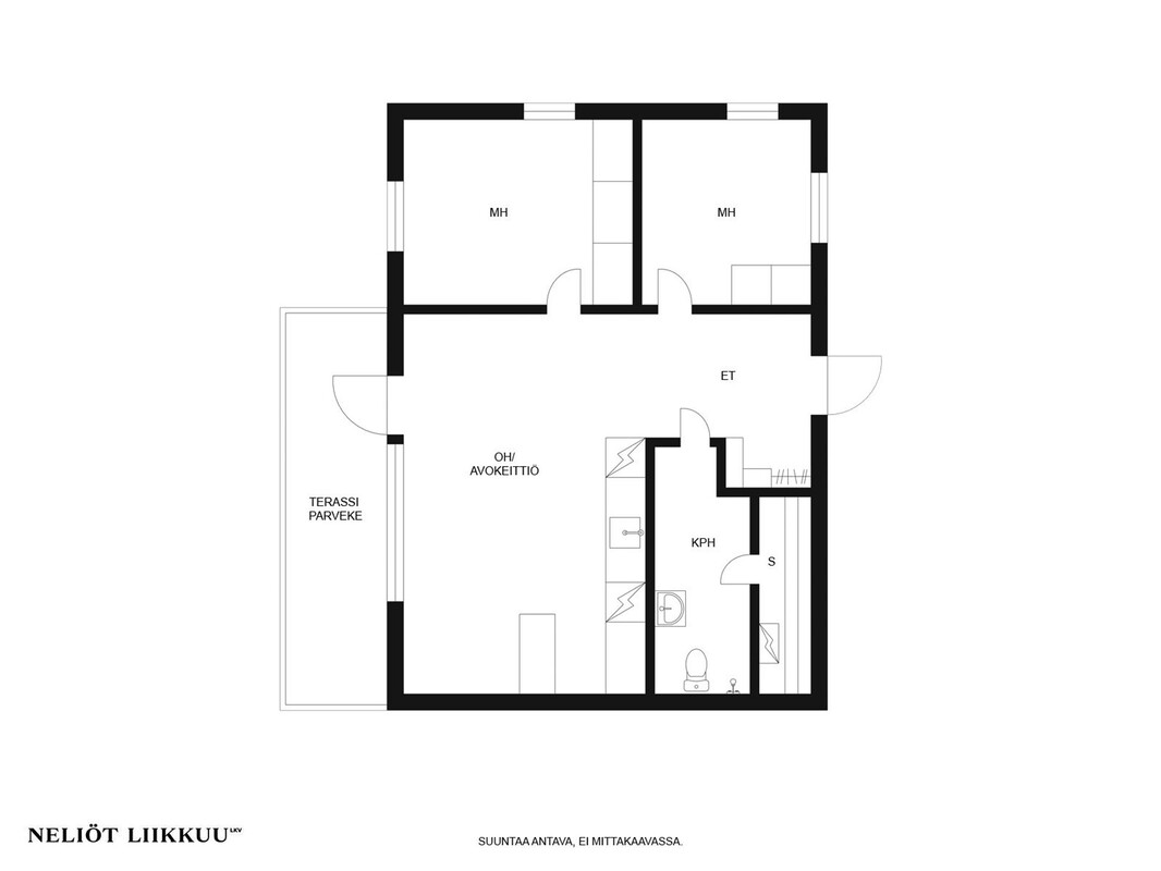 Pohjakuva suuntaa antava, ei mittakaavassa