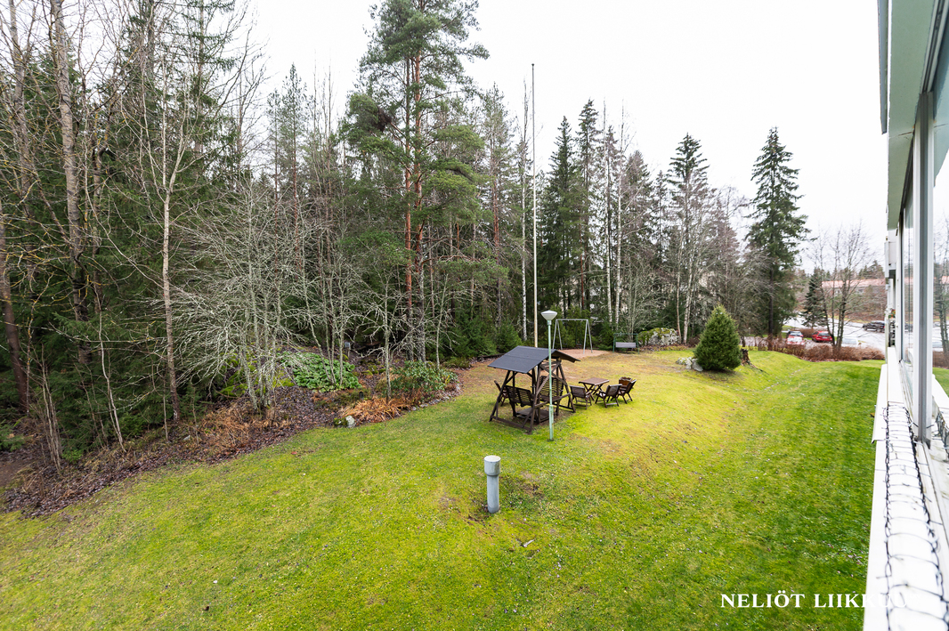 Suojaisat maisemat parvekkeelta