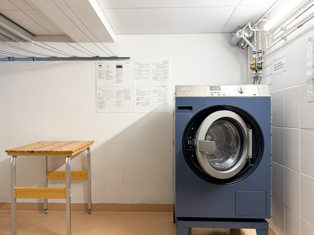 Taloyhtiöstä löytyy myös pesutupa