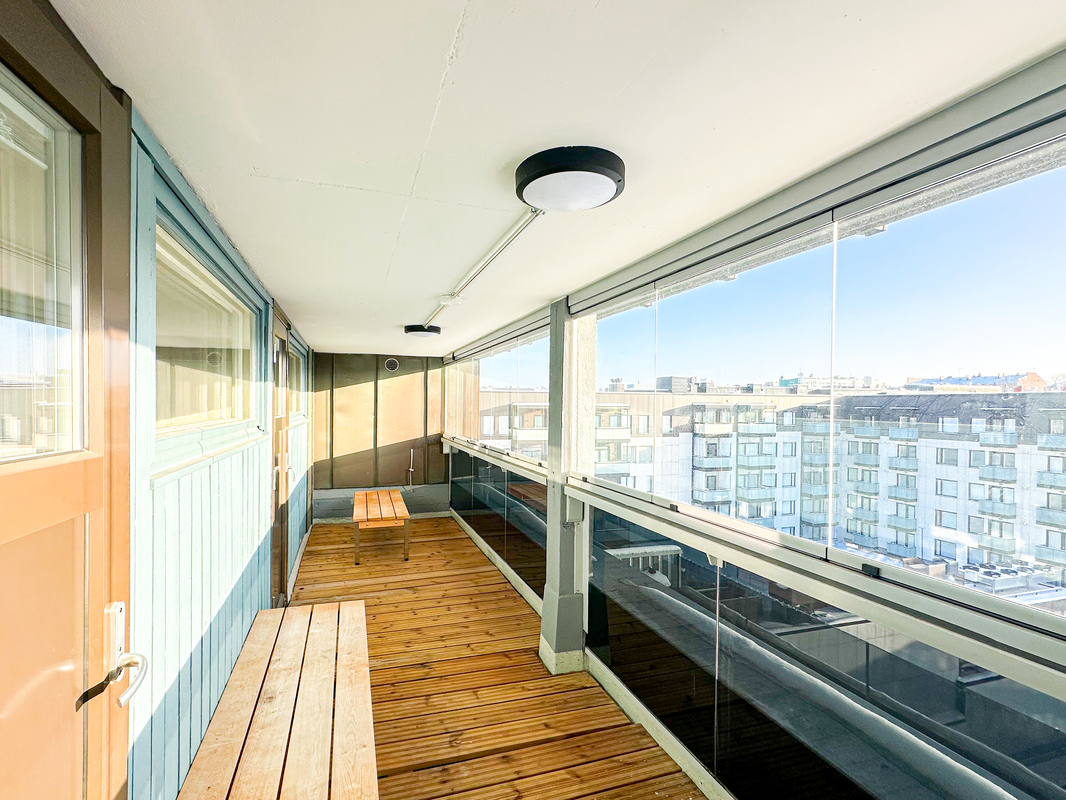 Saunan vilvoittelutila.