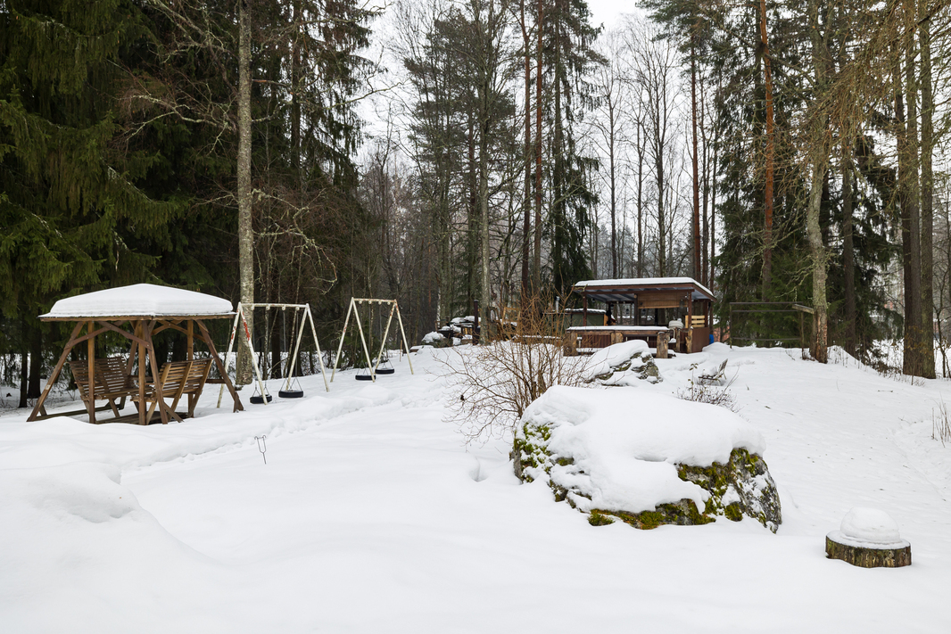 Taloyhtiöllä grillikatos