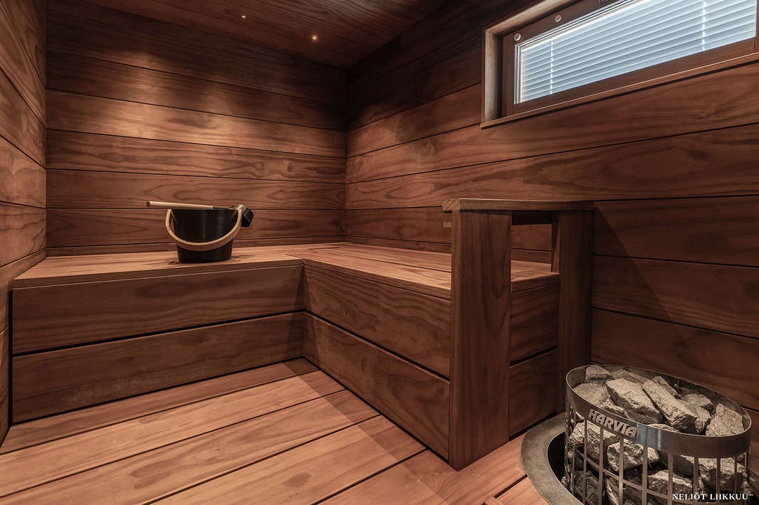 Saunassa kelpaa löylytellä
