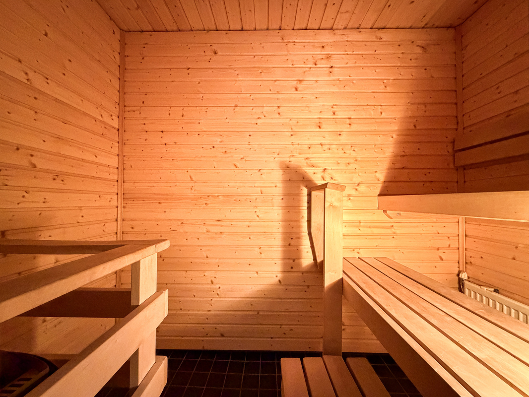 Asunnossa on oma sauna