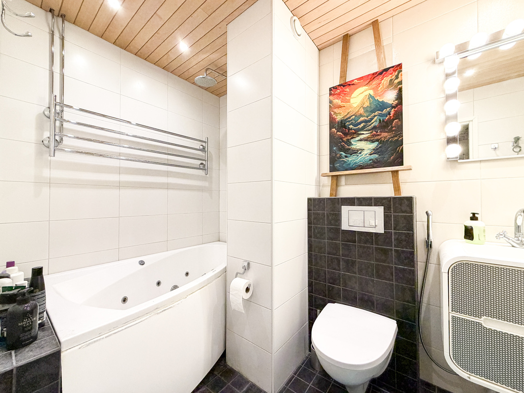 Kylpyhuoneessa poreamme