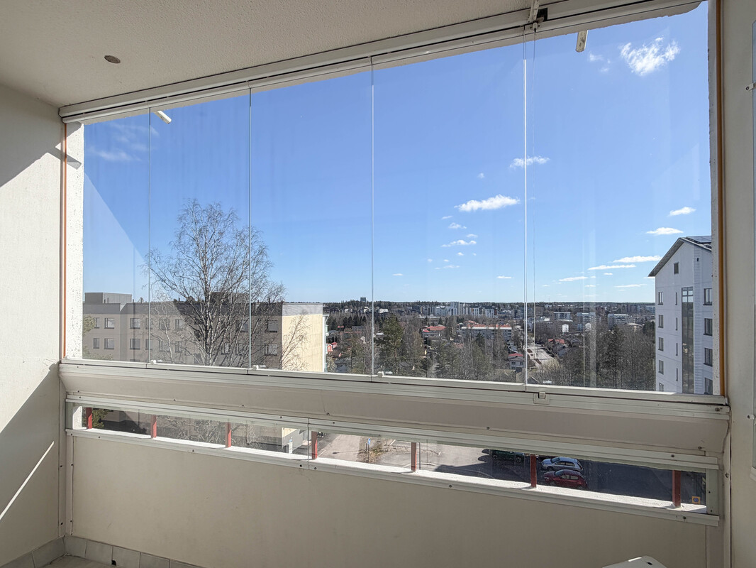 Asunnosta on upeat näkymät!