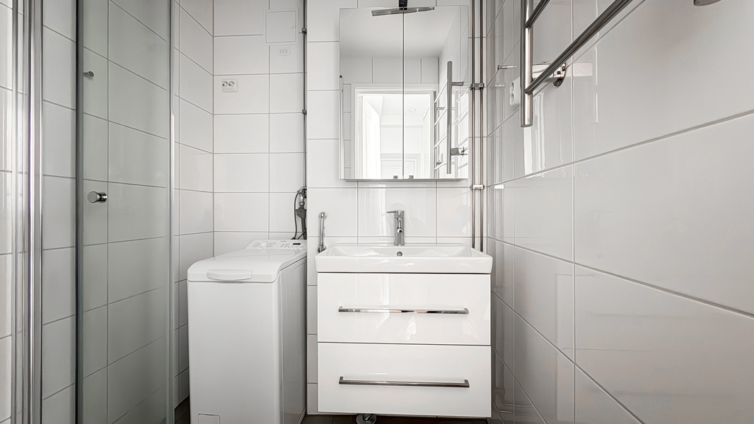 Putkiremontoitu kylpyhuone