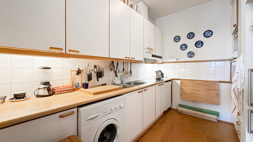 Pesukone ja astianpesukone kuuluvat vuokraan