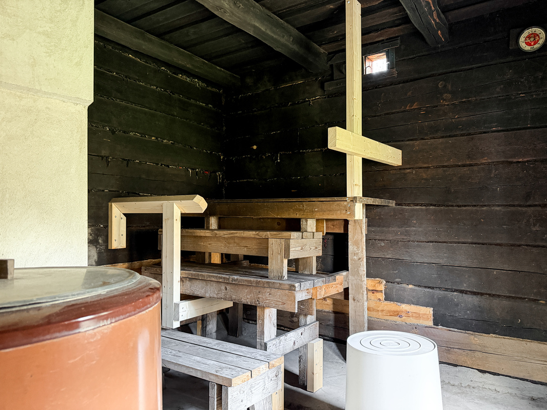 sauna sisältä