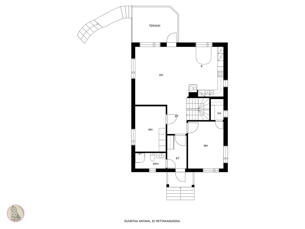 Omakotitalon yläkerta