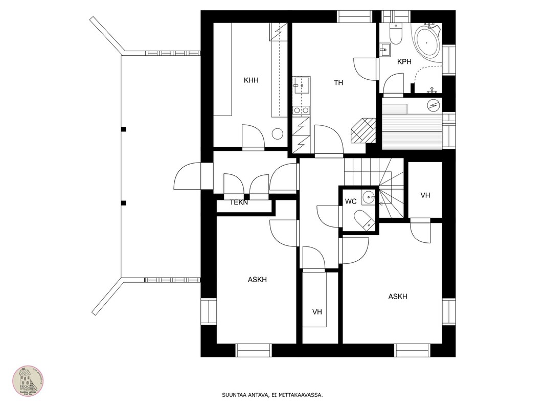 Omakotitalon kellarikerros eli alakerta