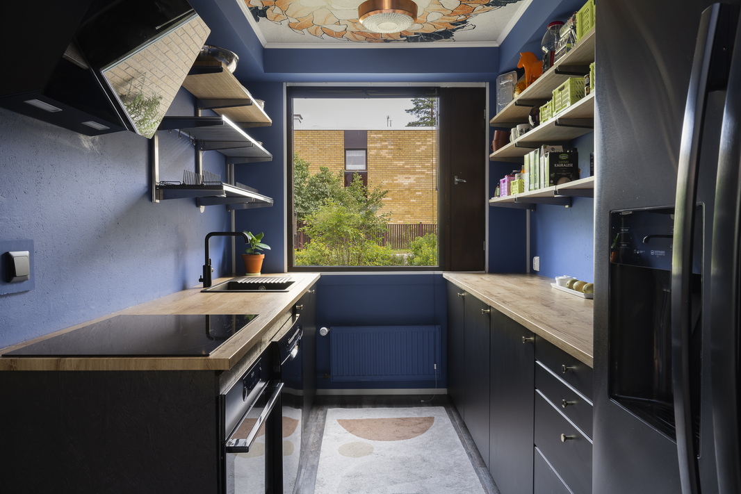 Integroitu induktioliesi ja erillisuuuni.