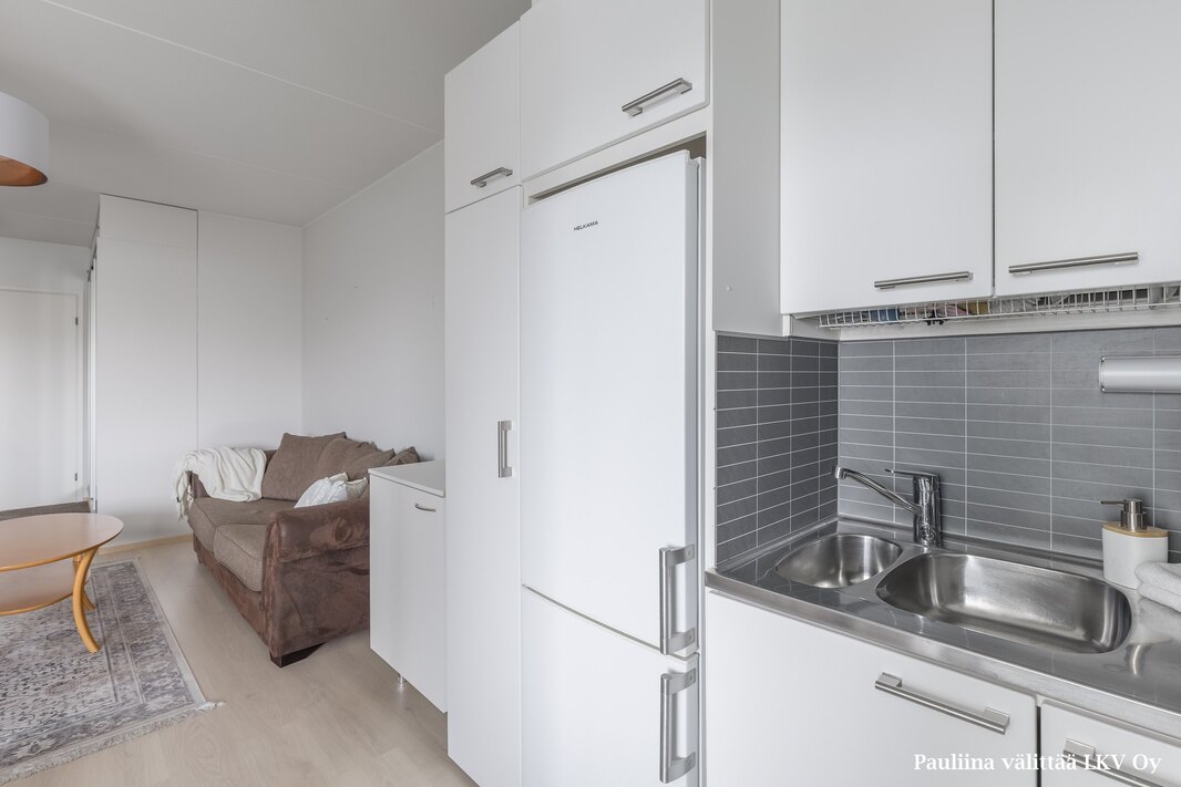 Hanassa on astianpesukoneliitäntävalmius.