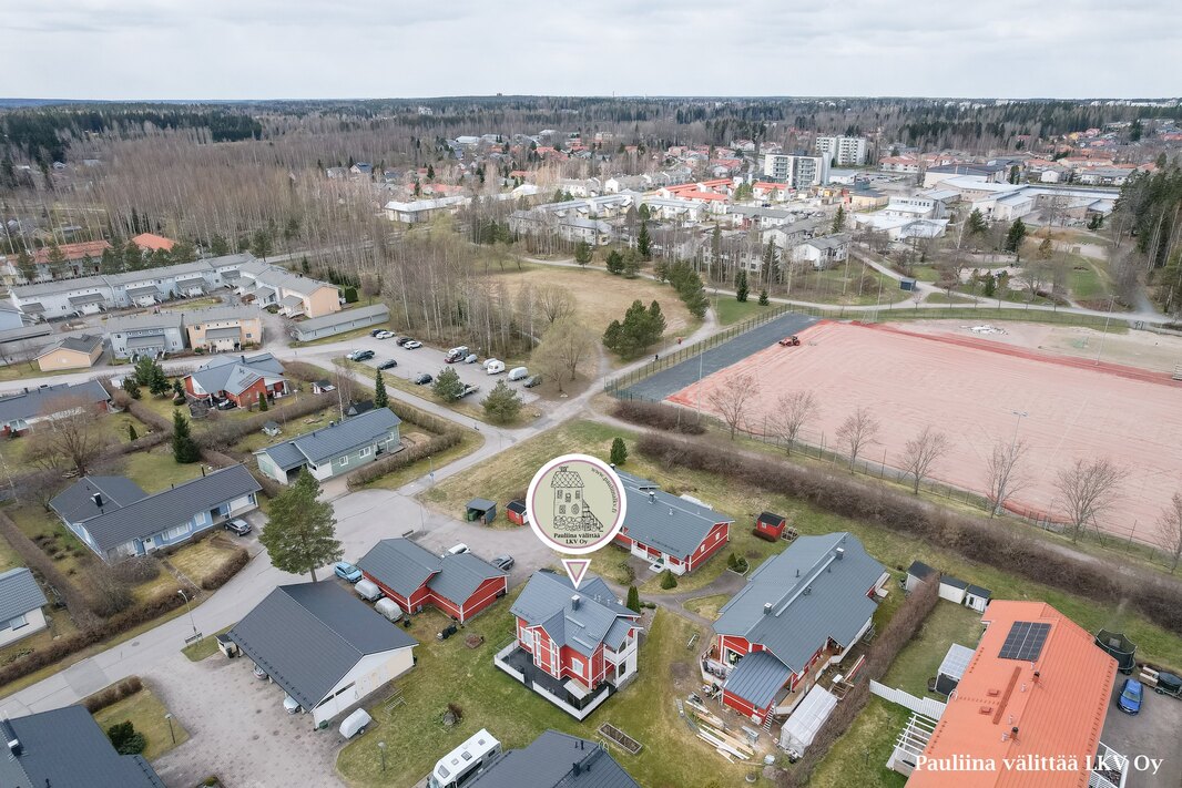 Martinlehdossa on ulkoilu- ja harrastusmahdollisuudet lähellä.