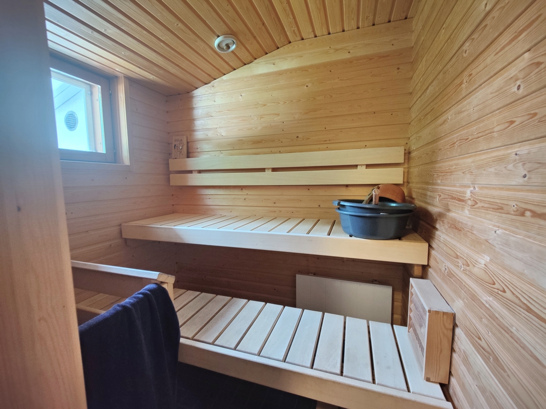 Sauna yläkerrassa