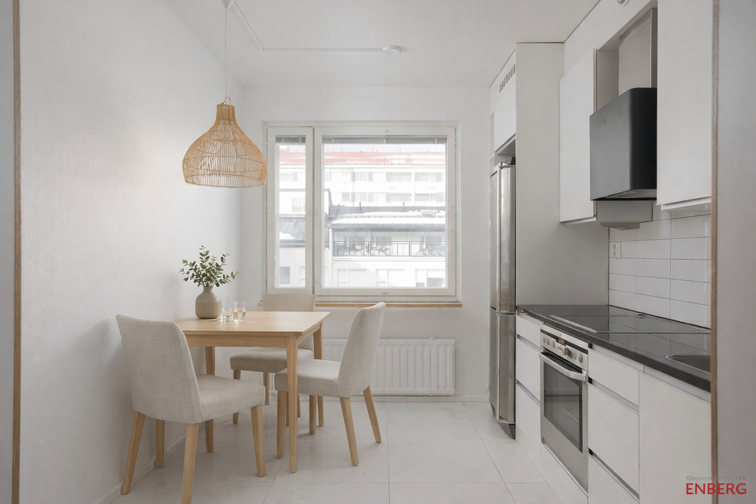 Digistailattu keittiö.