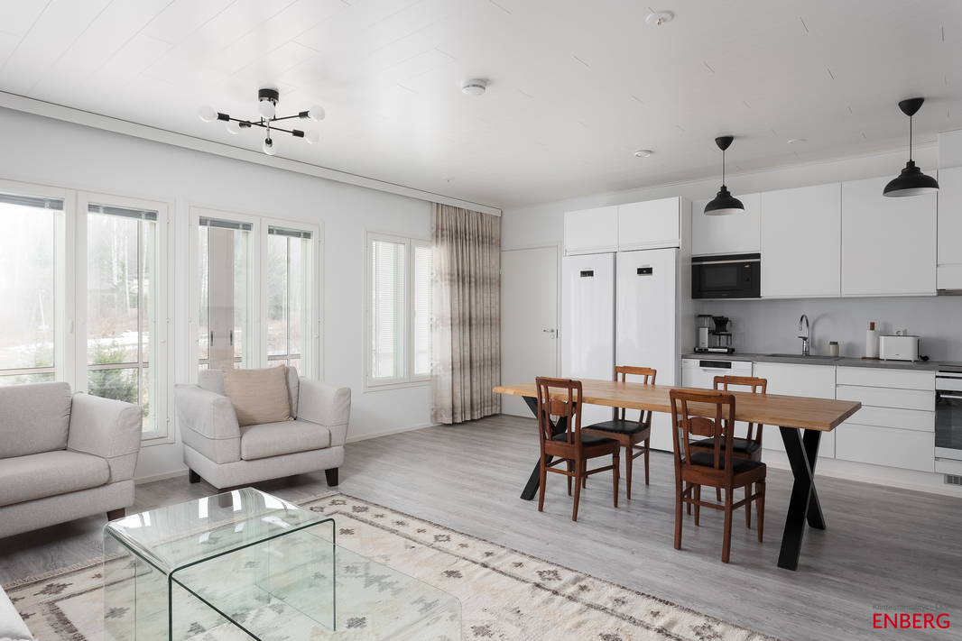 olohuone / avokeittiö