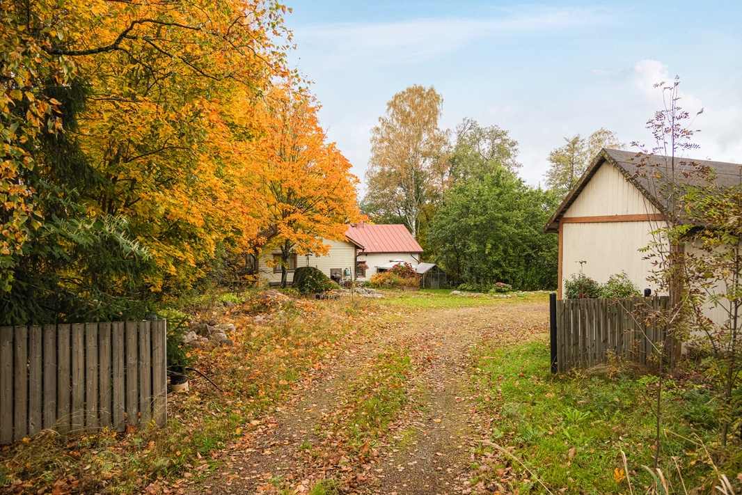 Mussalontieltä käynti pihaan