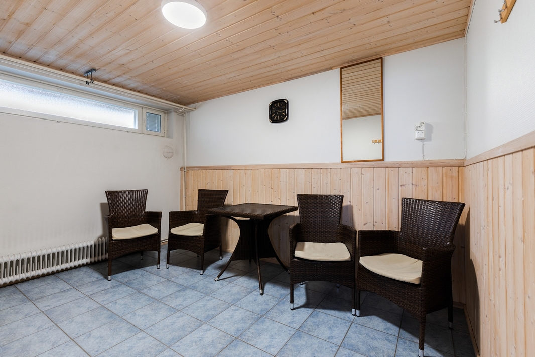 Saunaosaston pukuhuone