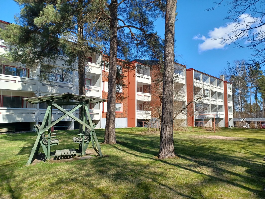 Julkisivu, sisäpihaa