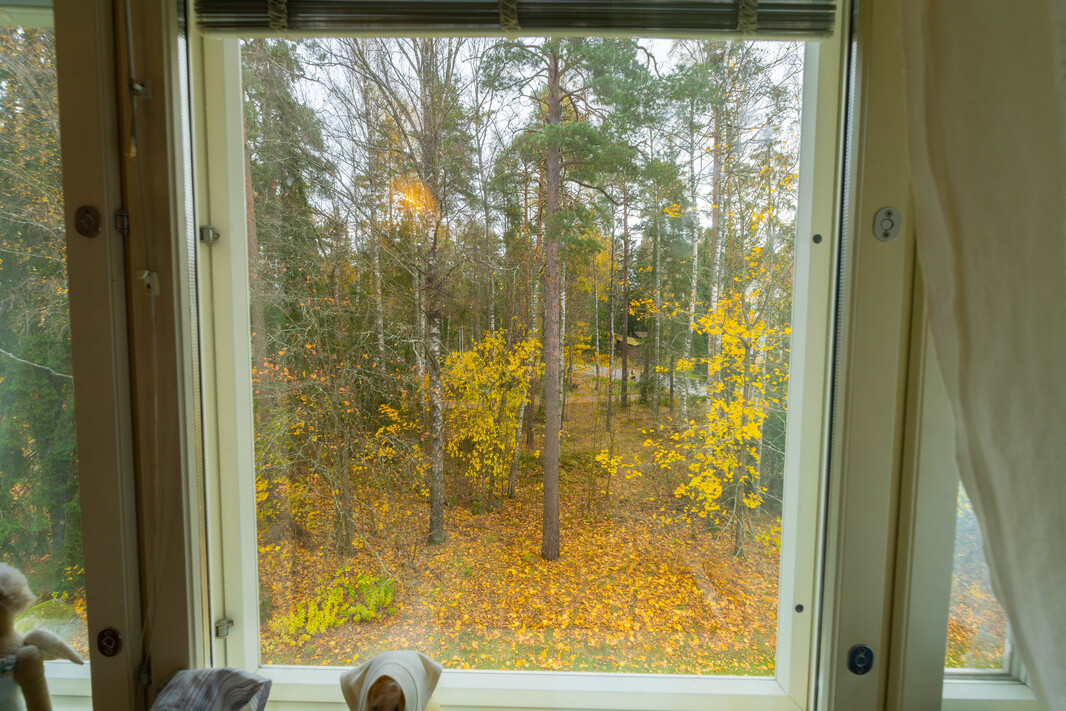 Näkymä makuuhuoneista
