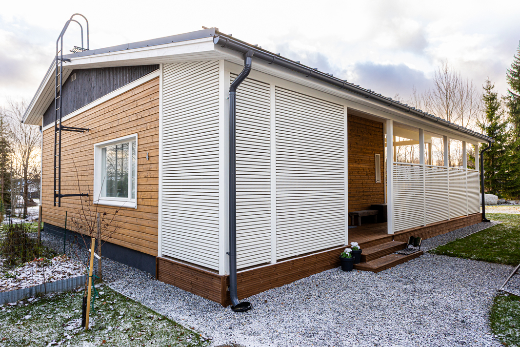 Sisääntulon julkisivu