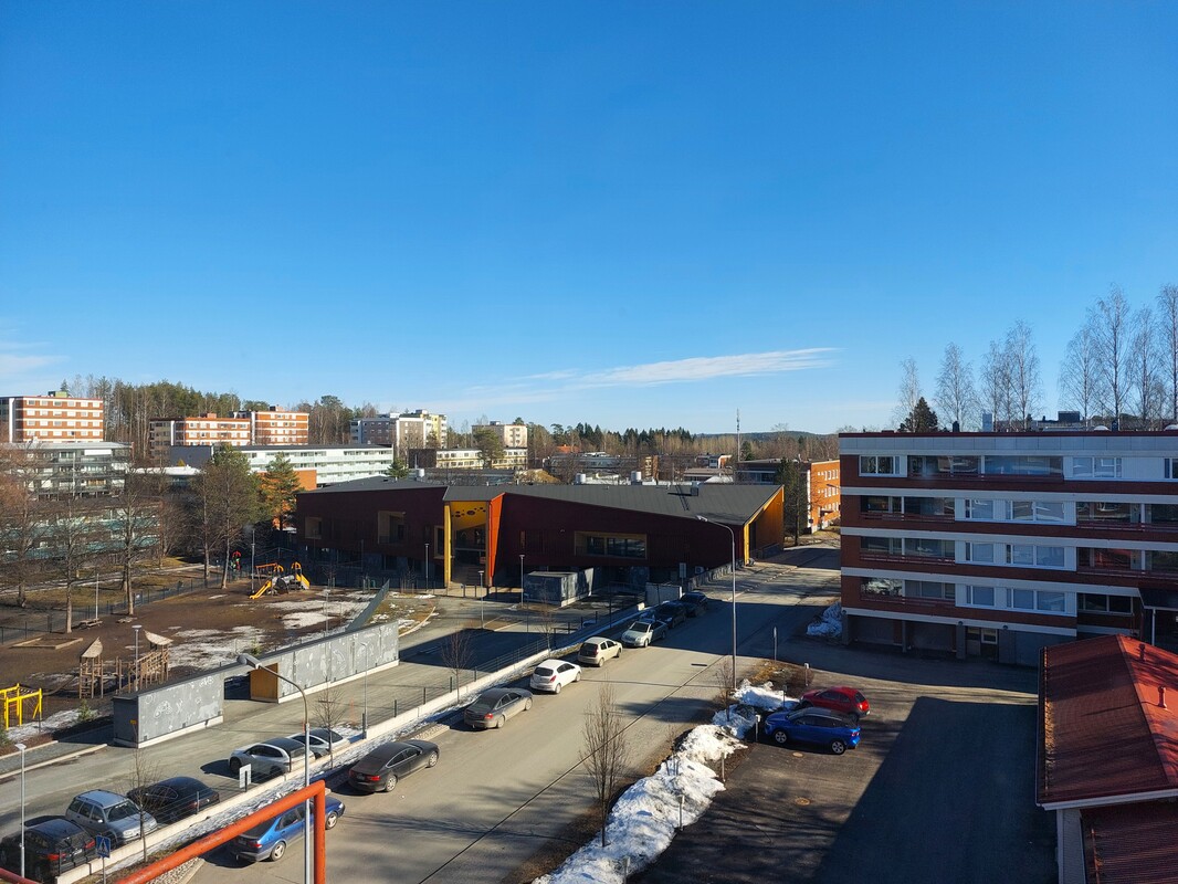 Näkymä makuuhuoneesta