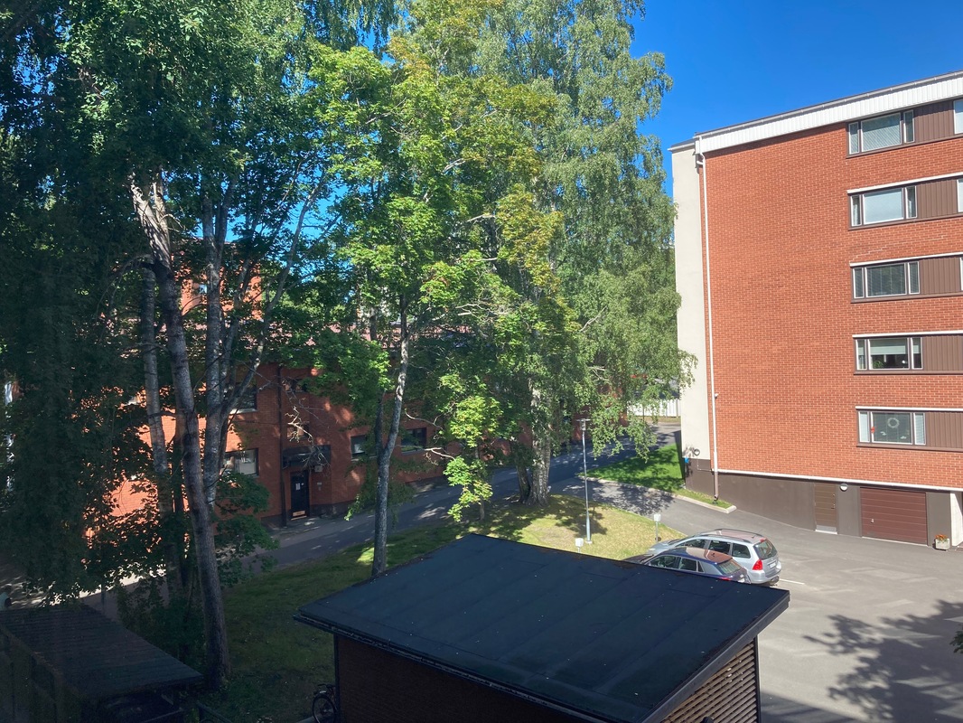 näkymä makuuhuoneesta