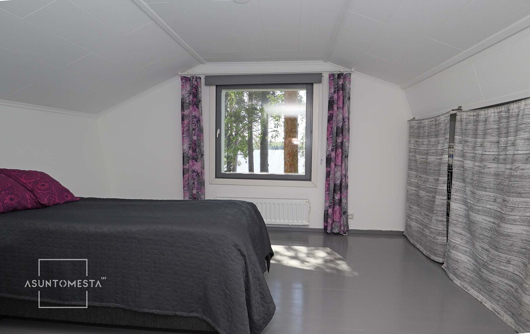 Yläkerran makkarissakin tilaa riittää