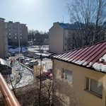 Parveke näkymä sisäpihan puoleen