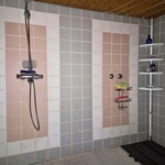 Saunaosasto kellarissa