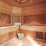 Upea sauna!