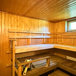 Taloyhtiön sauna.
