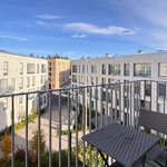 Oma parveke sisäpihalle päin