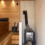 Puukiuas saunassa