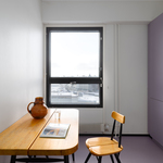 Keittiö, näkymät keskustan kattojen yli