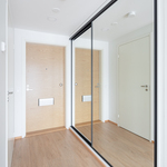 Eteisessä peilikaapissa säilytystilaa