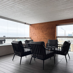 Taloyhtiön saunatilojen parveke