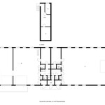 Hallin suuntaa-antava pohjapiirustus.