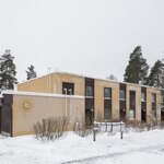 Rivitalon päätykolmio.